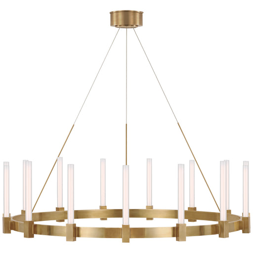 Visual Comfort Signature - IKF 5362HAB-WG - LED Chandelier - Mafra - Hand-Rubbed Antique Brass