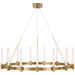 Visual Comfort Signature - IKF 5362HAB-WG - LED Chandelier - Mafra - Hand-Rubbed Antique Brass