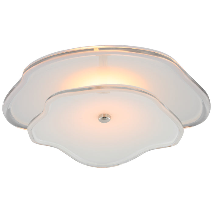 Visual Comfort Signature - KS 2064PN-CRE - LED Flush Mount - Leighton - Polished Nickel