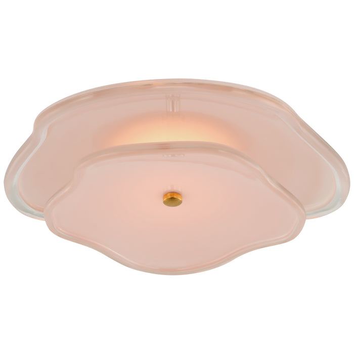 Visual Comfort Signature - KS 2064SB-BLS - LED Flush Mount - Leighton - Soft Brass