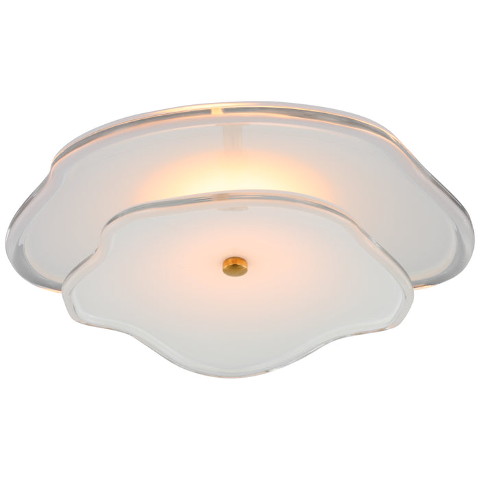 Visual Comfort Signature - KS 2064SB-CRE - LED Flush Mount - Leighton - Soft Brass