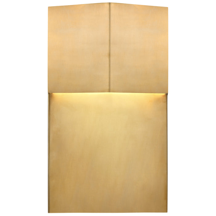 Visual Comfort Signature - KW 2781AB - LED Outdoor Wall Sconce - Rega - Antique-Burnished Brass