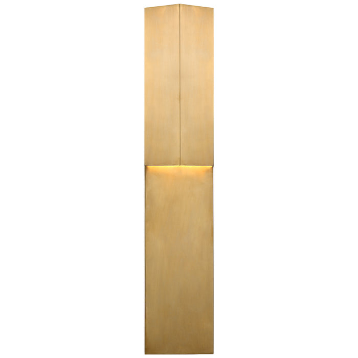 Visual Comfort Signature - KW 2782AB - LED Outdoor Wall Sconce - Rega - Antique-Burnished Brass