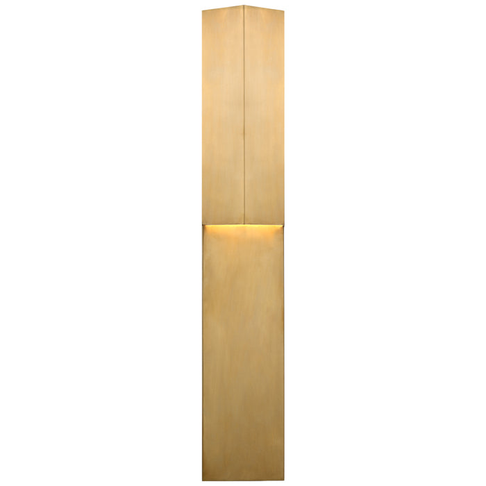 Visual Comfort Signature - KW 2783AB - LED Outdoor Wall Sconce - Rega - Antique-Burnished Brass