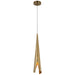 Visual Comfort Signature - KW 5631AB - LED Pendant - Piel - Antique-Burnished Brass