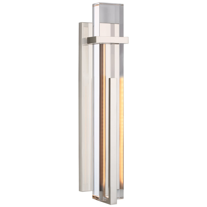 Visual Comfort Signature - S 2910PN-CG - LED Wall Sconce - Malik - Polished Nickel