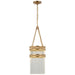 Visual Comfort Signature - S 5170SB-CG - LED Chandelier - Menil - Soft Brass