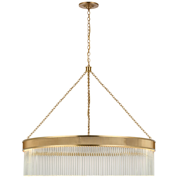 Visual Comfort Signature - S 5172SB-CG - LED Chandelier - Menil - Soft Brass