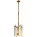 Visual Comfort Signature - S 5910HAB-CG - LED Chandelier - Malik - Hand-Rubbed Antique Brass