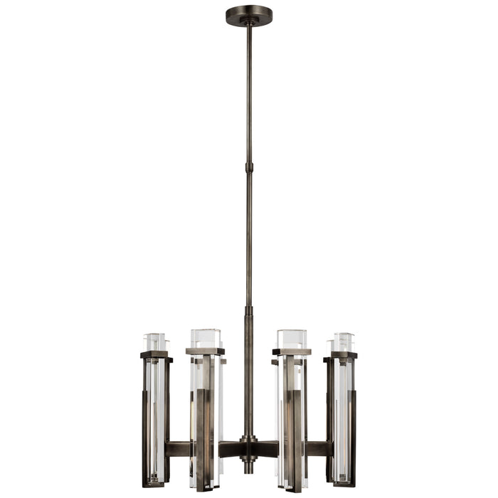 Visual Comfort Signature - S 5911BZ-CG - LED Chandelier - Malik - Bronze