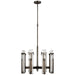 Visual Comfort Signature - S 5911BZ-CG - LED Chandelier - Malik - Bronze