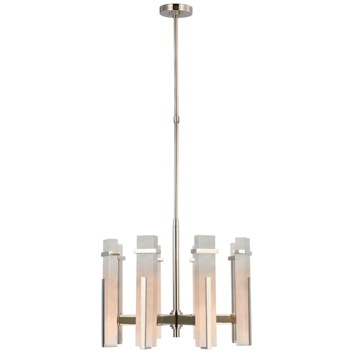 Visual Comfort Signature - S 5911PN-ALB - LED Chandelier - Malik - Polished Nickel