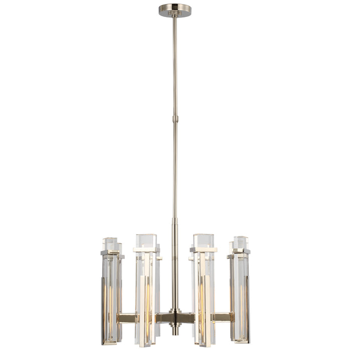 Visual Comfort Signature - S 5911PN-CG - LED Chandelier - Malik - Polished Nickel