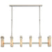 Visual Comfort Signature - S 5915PN-ALB - LED Linear Chandelier - Malik - Polished Nickel