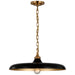 Visual Comfort Signature - TOB 5115HAB-AI - LED Pendant - Piatto - Hand-Rubbed Antique Brass