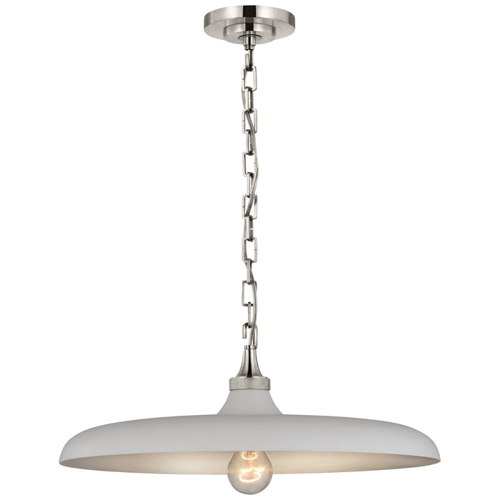 Visual Comfort Signature - TOB 5115PN-PW - LED Pendant - Piatto - Polished Nickel