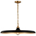 Visual Comfort Signature - TOB 5116HAB-AI - LED Pendant - Piatto - Hand-Rubbed Antique Brass