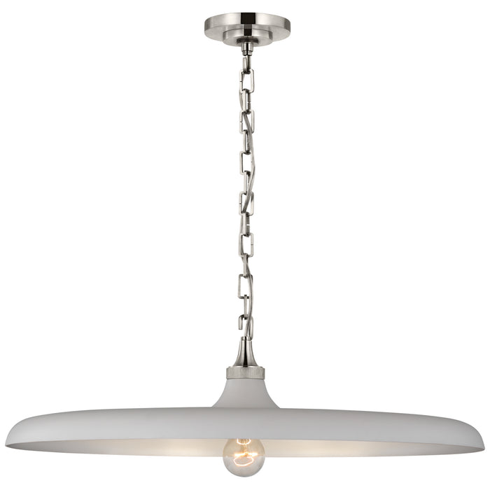 Visual Comfort Signature - TOB 5116PN-PW - LED Pendant - Piatto - Polished Nickel