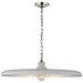 Visual Comfort Signature - TOB 5116PN-PW - LED Pendant - Piatto - Polished Nickel