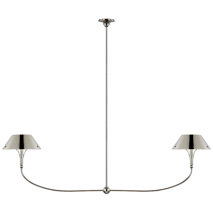 Visual Comfort Signature - TOB 5728PN-PN - LED Linear Chandelier - Turlington - Polished Nickel