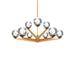 Modern Forms - PD-82027-AB - LED Chandelier - Double Bubble - Aged Brass