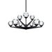 Modern Forms - PD-82027-BK - LED Chandelier - Double Bubble - Black