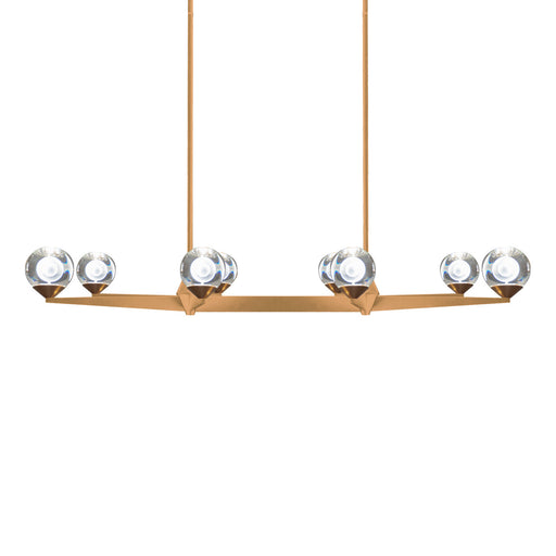 Modern Forms - PD-82044-AB - LED Chandelier - Double Bubble - Aged Brass