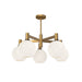 Alora - CH506129AGOP - Five Light Chandelier - Castilla - Aged Gold/Opal Matte Glass