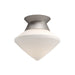 Alora - FM537508BNOP - One Light Flush Mount - Nora - Brushed Nickel/Opal Matte Glass