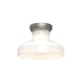 Alora - FM540011BNGO - One Light Flush Mount - Westlake - Brushed Nickel/Glossy Opal Glass