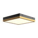 Alora - FM553211AGMB - LED Flush Mount - Sydney - Aged Gold/Matte Black