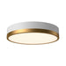 Alora - FM554211AGWH - LED Flush Mount - Adelaide - Aged Gold/White