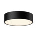 Alora - FM556016MB - Three Light Flush Mount - Brisbane - Matte Black