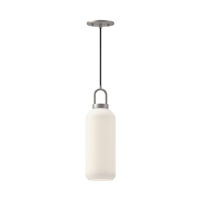 Alora - PD401505BNOP - One Light Pendant - Soji - Brushed Nickel/Opal Matte Glass