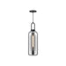 Alora - PD401606MBSM - One Light Pendant - Soji - Matte Black/Smoked Solid Glass