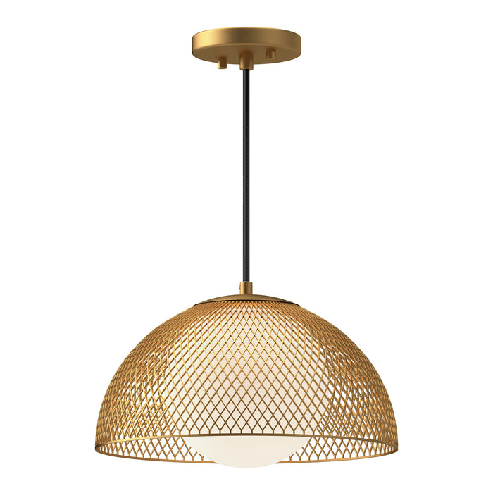 Alora - PD402513GDOP - One Light Pendant - Haven - Gold/Opal Matte Glass