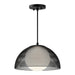 Alora - PD402513MBOP - One Light Pendant - Haven - Matte Black/Opal Matte Glass