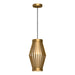 Alora - PD434509AGOP - One Light Pendant - Hana - Aged Gold/Opal Matte Glass