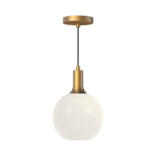 Alora - PD506108AGOP - One Light Pendant - Castilla - Aged Gold/Opal Matte Glass