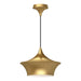 Alora - PD523013BG - One Light Pendant - Emiko - Brushed Gold