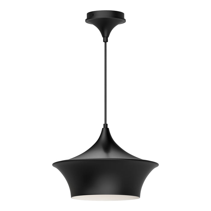 Alora - PD523013MB - One Light Pendant - Emiko - Matte Black