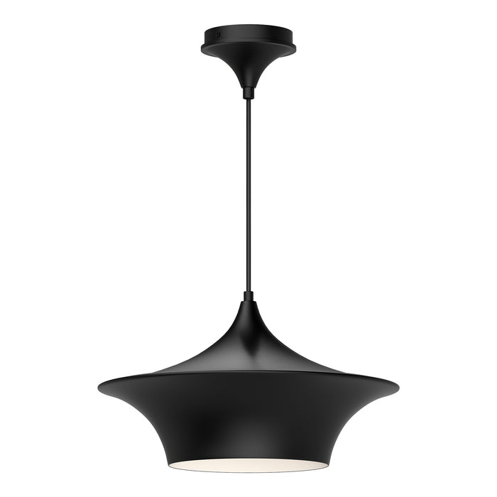 Alora - PD523016MB - One Light Pendant - Emiko - Matte Black