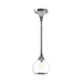 Alora - PD524006CHCL - One Light Pendant - Hazel - Chrome/Clear Glass