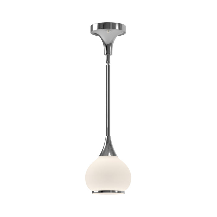 Alora - PD524006CHOP - One Light Pendant - Hazel - Chrome/Opal Matte Glass