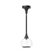 Alora - PD524006MBCL - One Light Pendant - Hazel - Clear Glass/Matte Black