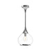 Alora - PD524110CHCL - One Light Pendant - Hazel - Chrome/Clear Glass