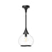 Alora - PD524110MBCL - One Light Pendant - Hazel - Clear Glass/Matte Black