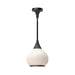 Alora - PD524110MBOP - One Light Pendant - Hazel - Matte Black/Opal Matte Glass