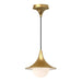 Alora - PD525009BGOP - One Light Pendant - Fuji - Brushed Gold/Opal Matte Glass