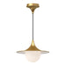 Alora - PD525113BGOP - One Light Pendant - Fuji - Brushed Gold/Opal Matte Glass